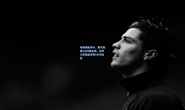 每体赛后评分，莱万独揽9分闪耀全场，巴萨三将低迷仅获5分引反思
